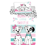 101 Dalmatiërs ledikant dekbedovertrek Mummy's little sweetie - katoen - 100x135 + 40x60cm