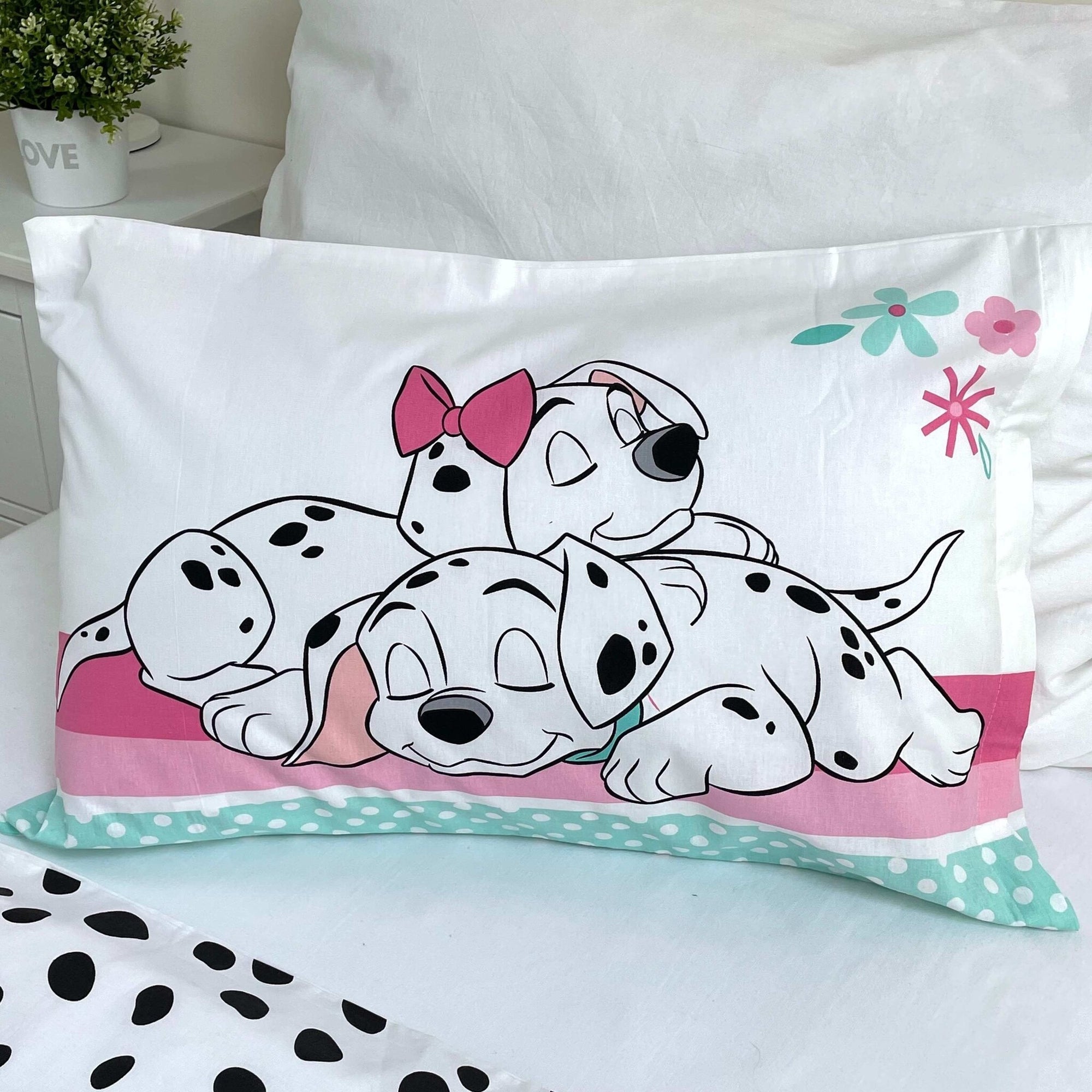 101 Dalmatiërs ledikant dekbedovertrek Mummy's little sweetie - katoen - 100x135 + 40x60cm
