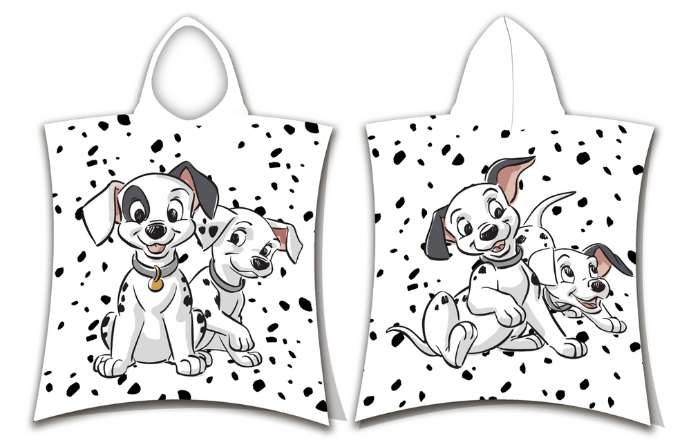 101 Dalmatiërs poncho - katoen - 50 x 115 cm