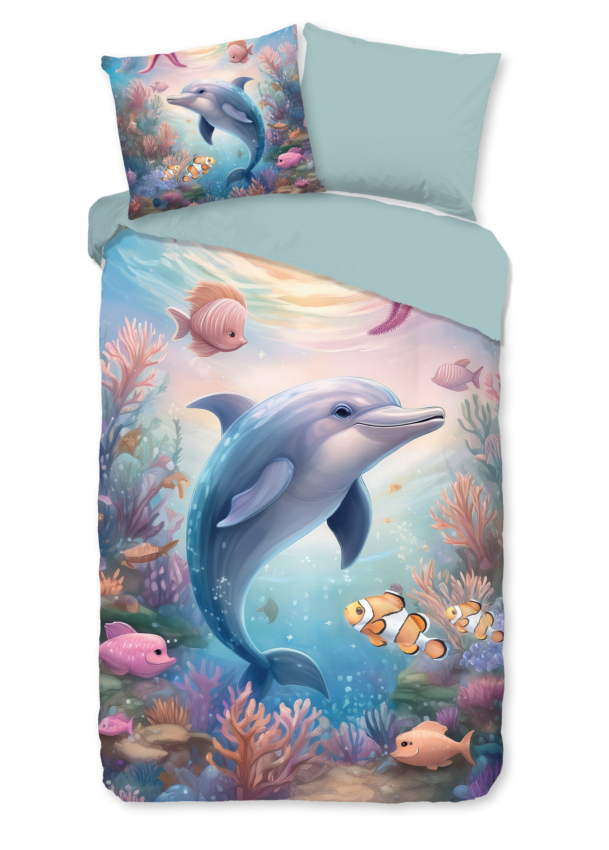 Good Morning kinderdekbedovertrek Baya - katoen - eenpersoons (140x220 + 60x70 cm)