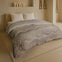 Decoware Easy dekbed zonder overtrek inclusief kussensloop - Tufted Curve - taupe