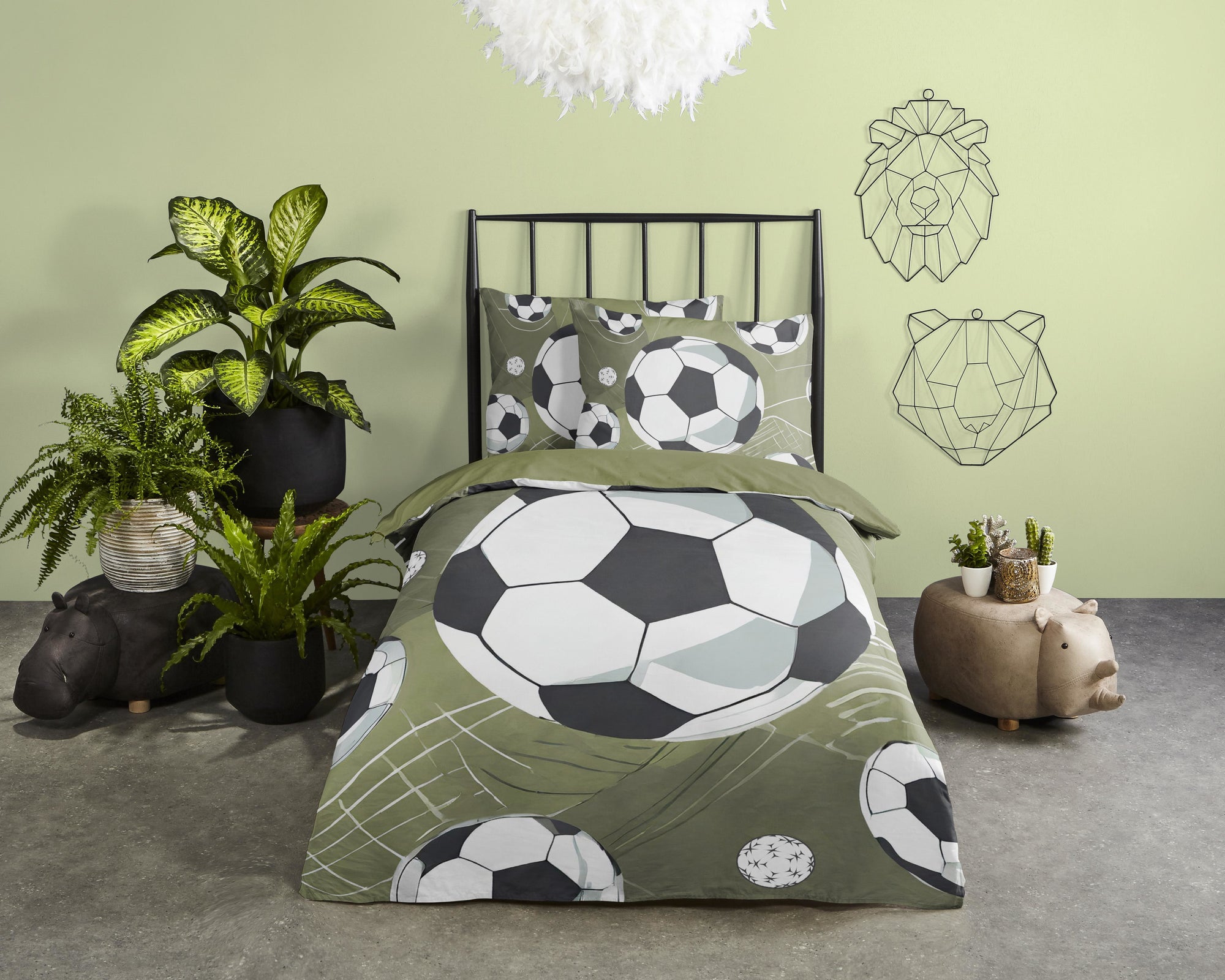 Pure kinderdekbedovertrek Daan - microvezel - eenpersoons (140x220 + 60x70 cm)