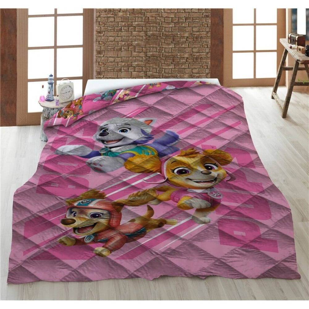 Paw Patrol dekbed zonder overtrek Everest, Skye & Zuma - 1-persoons (140x200 cm)