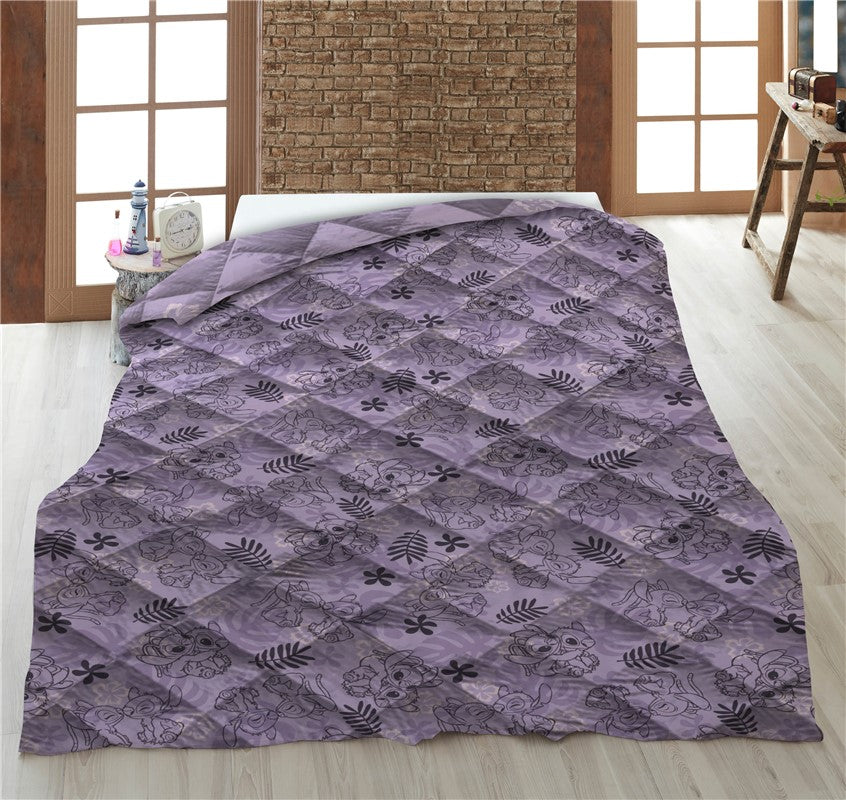 Lilo & Stitch dekbed zonder overtrek Stitch & Angel - katoen - eenpersoons (140x200 cm)