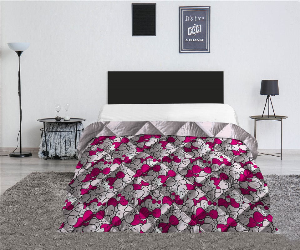 Dekbed zonder overtrek Hello Kitty - Lits-Jumeaux (240x220 cm)