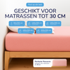 Teddy fleece hoeslaken - roze