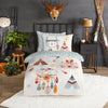 Kinderdekbedovertrek Dreamy - Flanel - 1-persoons (140x220 + 60x70 cm)