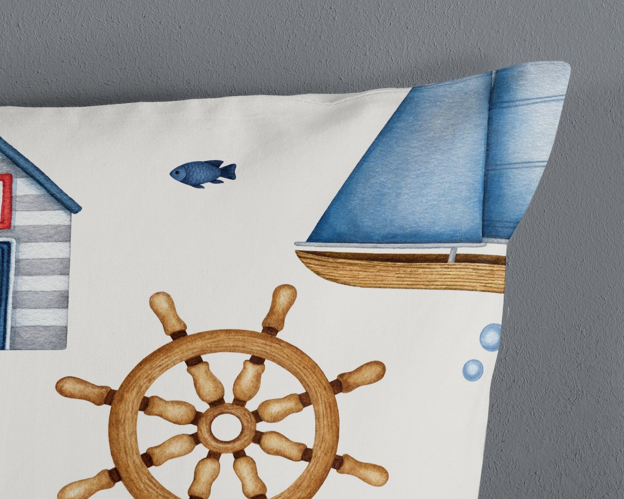 Peuter dekbedovertrek Ahoy - katoen - juniorbed (120x150 cm)
