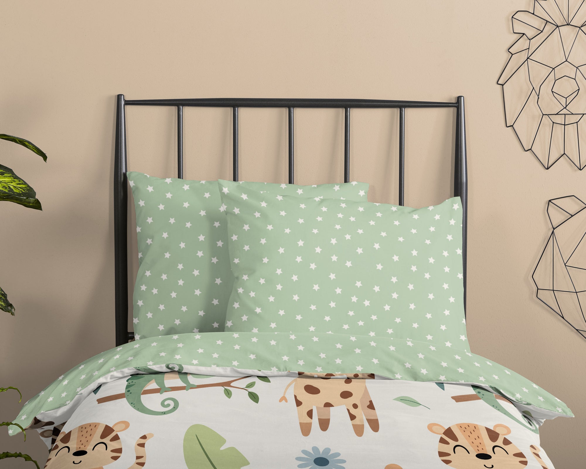 Good Morning peuterdekbedovertrek Sabah - katoen - 120x150 + 60x70 cm