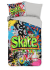 Good Morning kinderdekbedovertrek Skate - Flanel