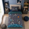 Decoware kinderdekbed zonder overtrek Space - Teddy - Katoen - Incl. kussensloop - 140x220 cm