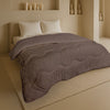 Decoware dekbed zonder overtrek incl. kussensloop - Tufted Curve - Bruin