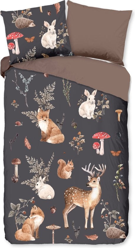 Kinderdekbedovertrek Rox - Microvezel - 1-persoons (140x220 + 60x70 cm)