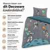 Decoware kinderdekbed zonder overtrek Space - Teddy - Katoen - Incl. kussensloop - 140x220 cm