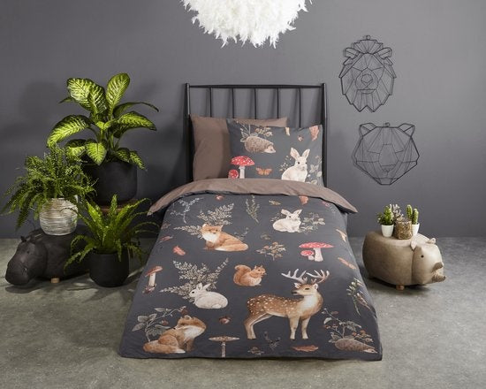 Kinderdekbedovertrek Rox - Microvezel - 1-persoons (140x220 + 60x70 cm)