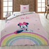Minnie Mouse kinderdekbedovertrek regenboog - polykatoen