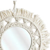 Home Deco Factory Wandspiegel Boho/Ibiza - macrame - rond - D55cm