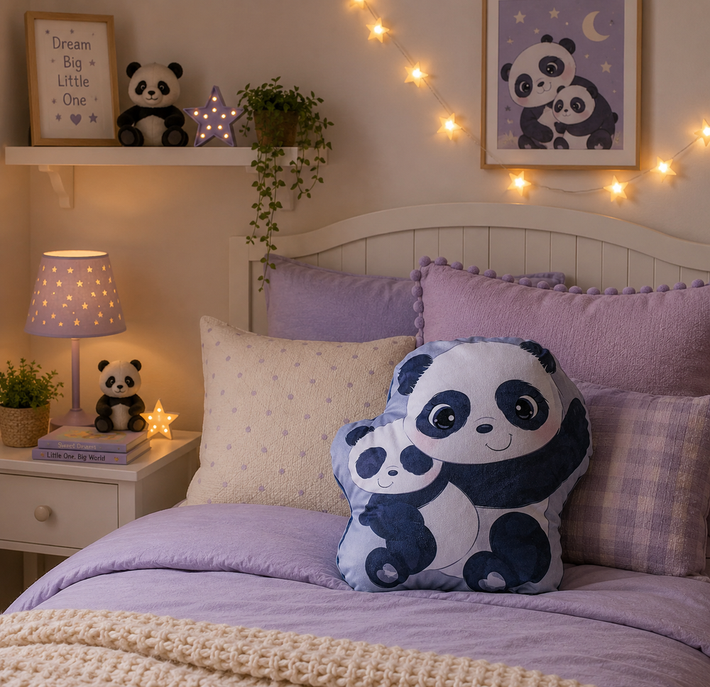 Sierkussen pandabeer