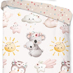 Good Morning Ledikant dekbedovertrek Hugs - katoen - 100x135 + 40x60 cm