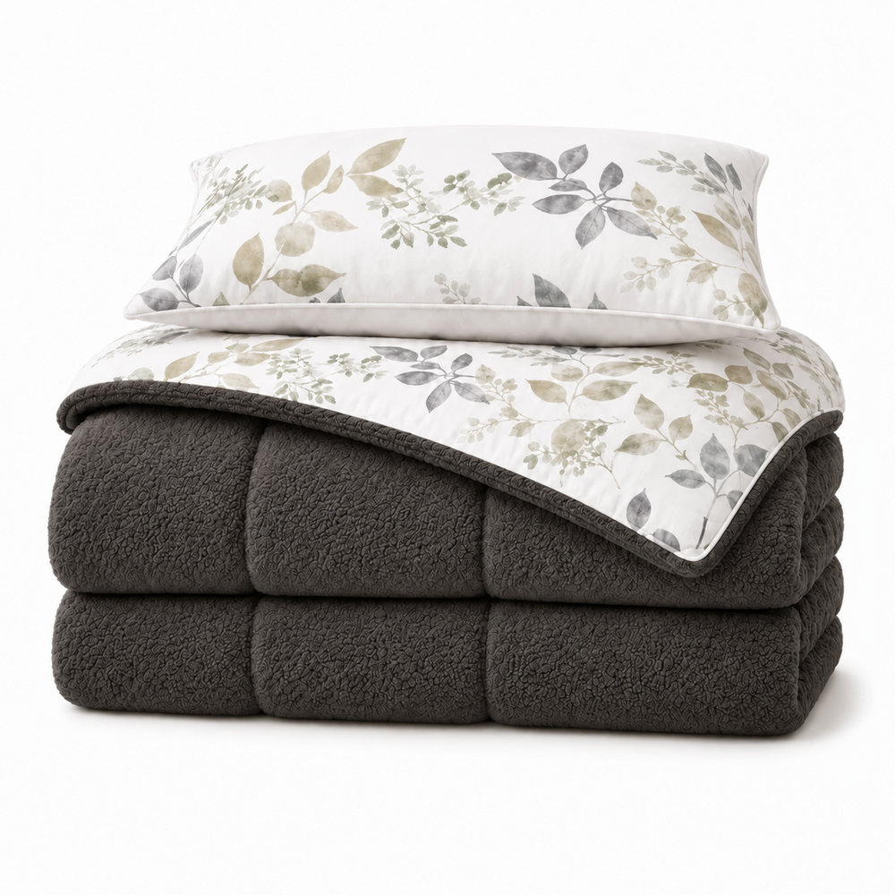 Decoware dekbed zonder overtrek Azura - Teddy - Katoen - Incl. Kussensloop - 140x220 cm