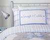 Kinderdekbedovertrek Snuggle & Cuddle  - blauw - polykatoen