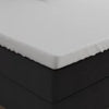 Splittopper hoeslaken - dubbel jersey - wit