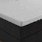 Splittopper hoeslaken - dubbel jersey - wit