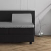 Splittopper hoeslaken - dubbel jersey - grijs