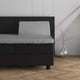 Splittopper hoeslaken - dubbel jersey - grijs