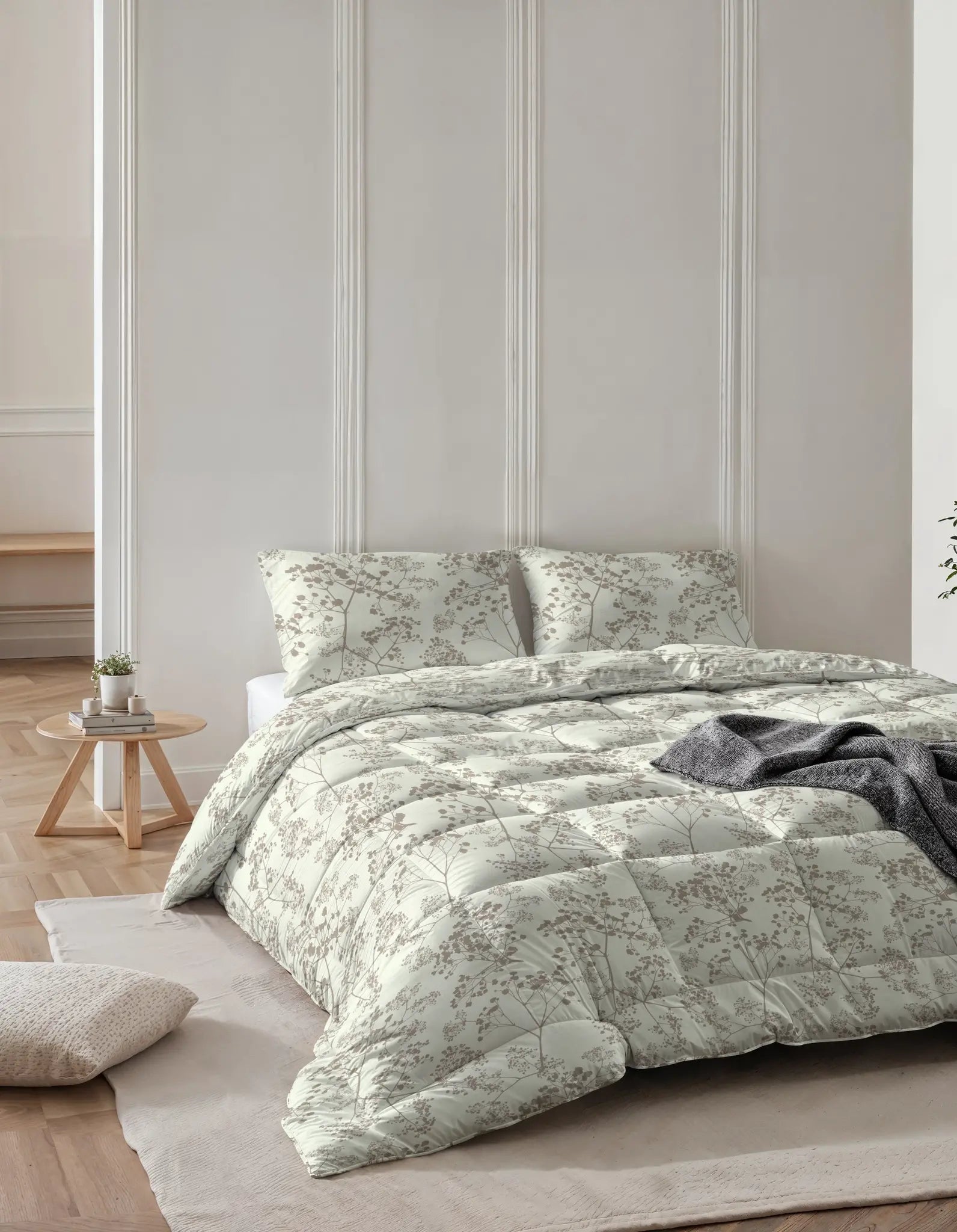 All-in one Lazy dekbed Fir Groen - inclusief kussensloop - micropercal - 300gsm