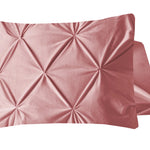 Velvet Pintuck kussensloop 60x70 cm - Roze - Per 2 stuks