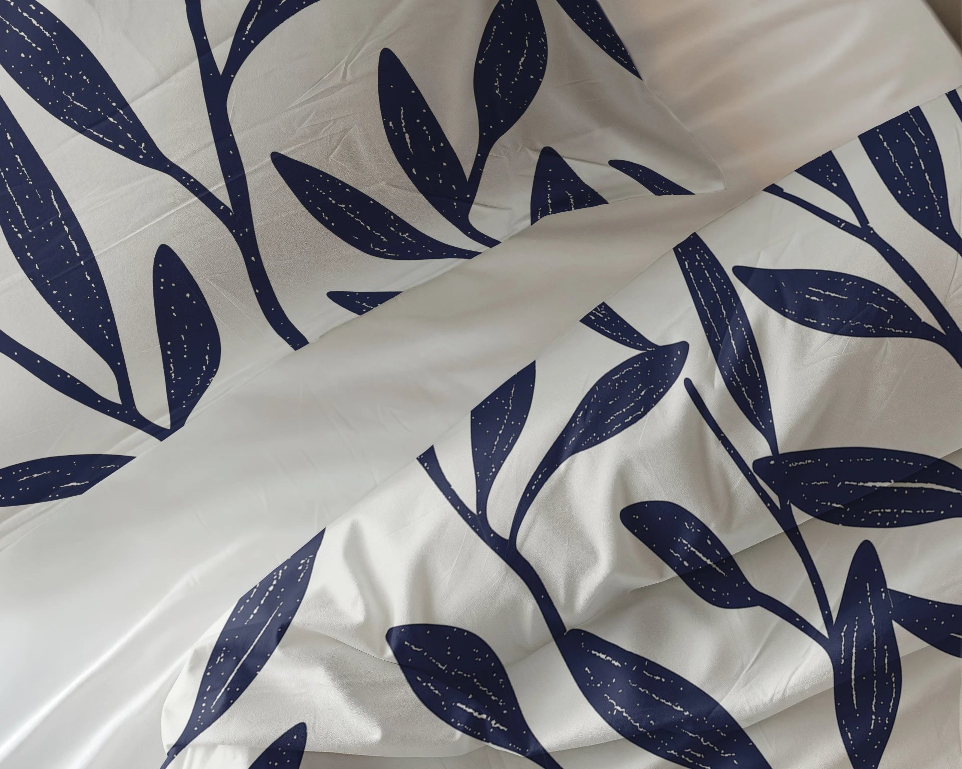 Sleeptime dekbedovertrek Blue Willow - Blauw - Katoen