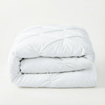 Sleeptime Lazy dekbed zonder overtrek Pintuck - Wit - Exclusief kussenslopen