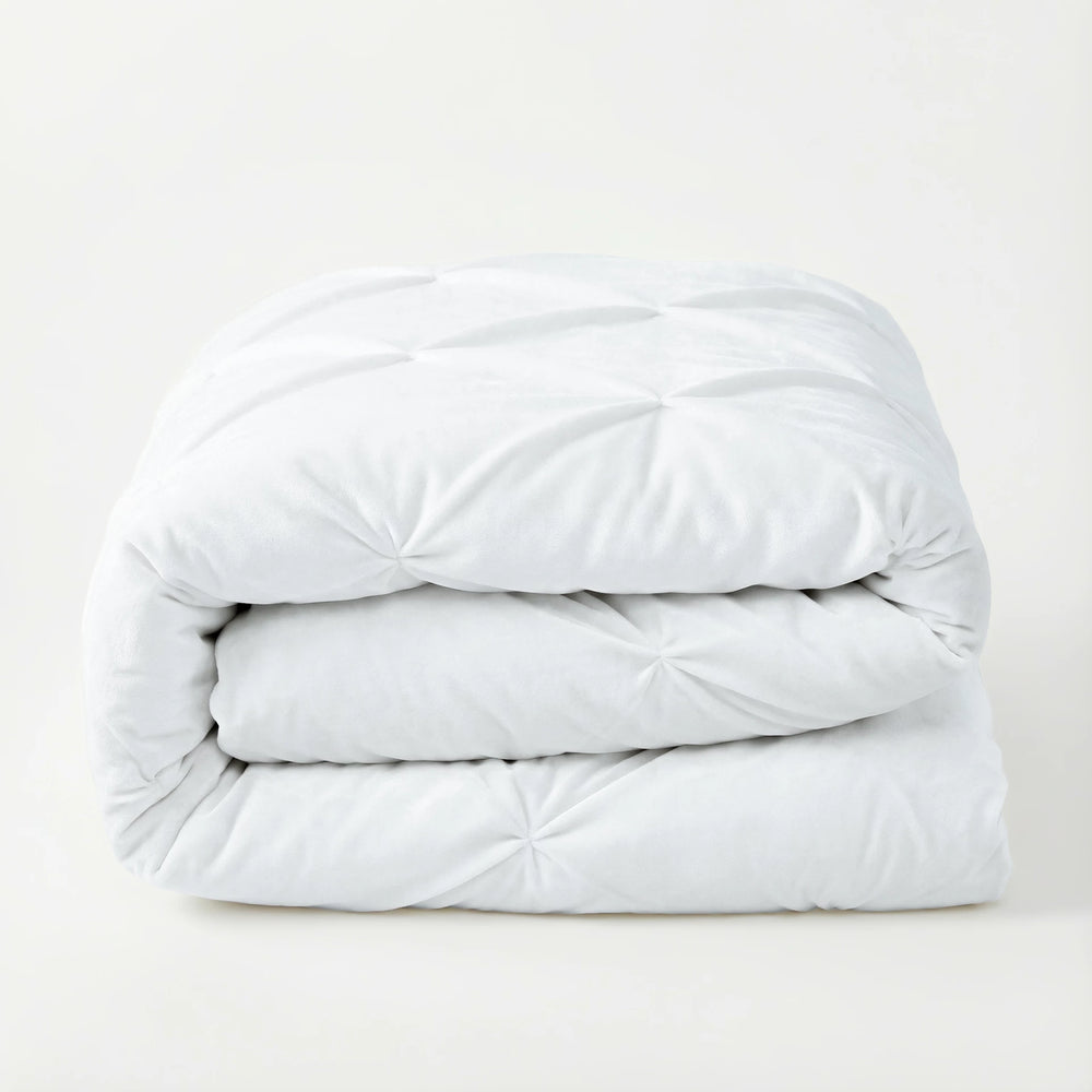 Sleeptime Lazy dekbed zonder overtrek Pintuck - Wit