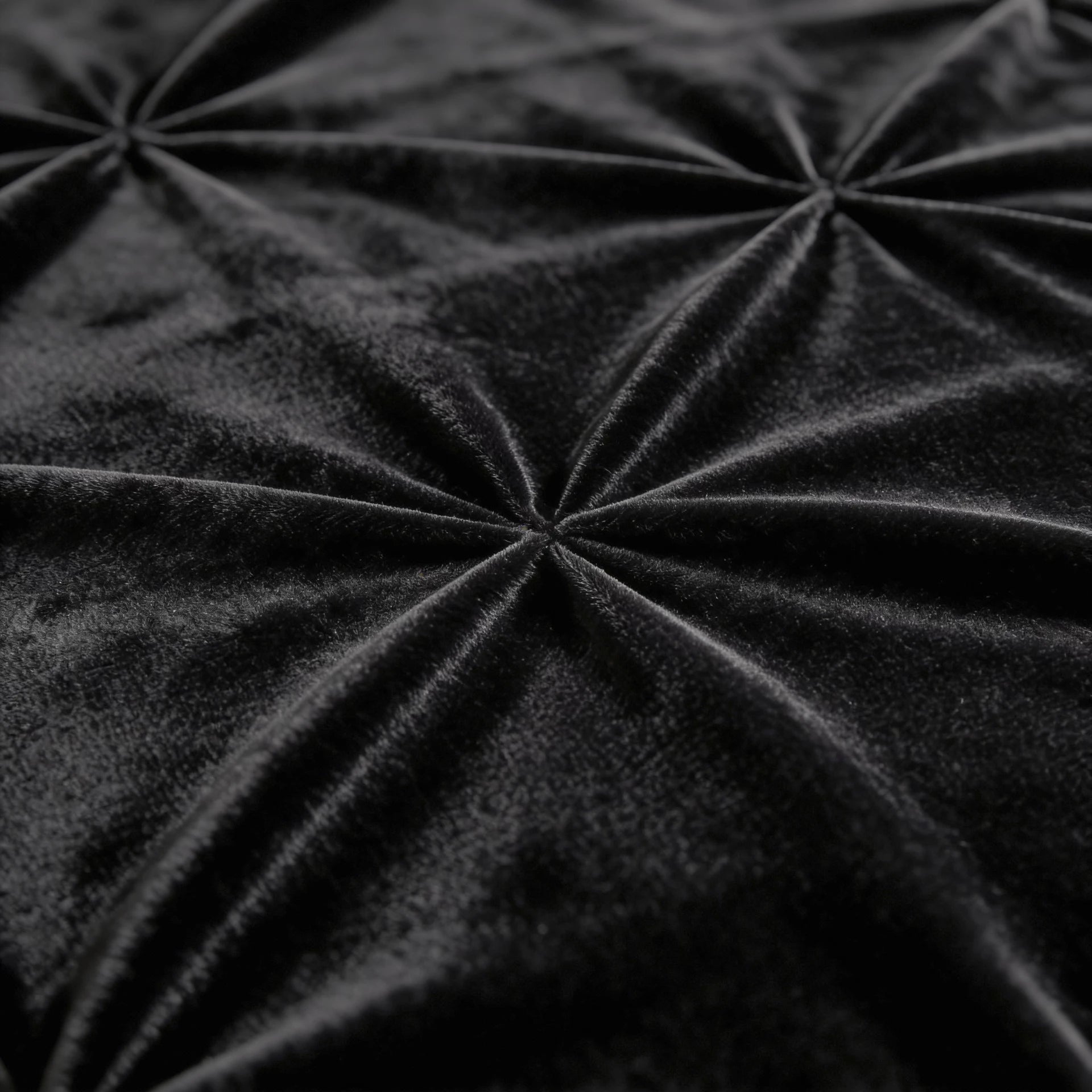 Sleeptime Lazy dekbed zonder overtrek Pintuck - Zwart - Exclusief kussenslopen