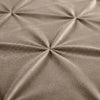 Sleeptime Lazy dekbed zonder overtrek Pintuck - Excl. kussensloop - Taupe