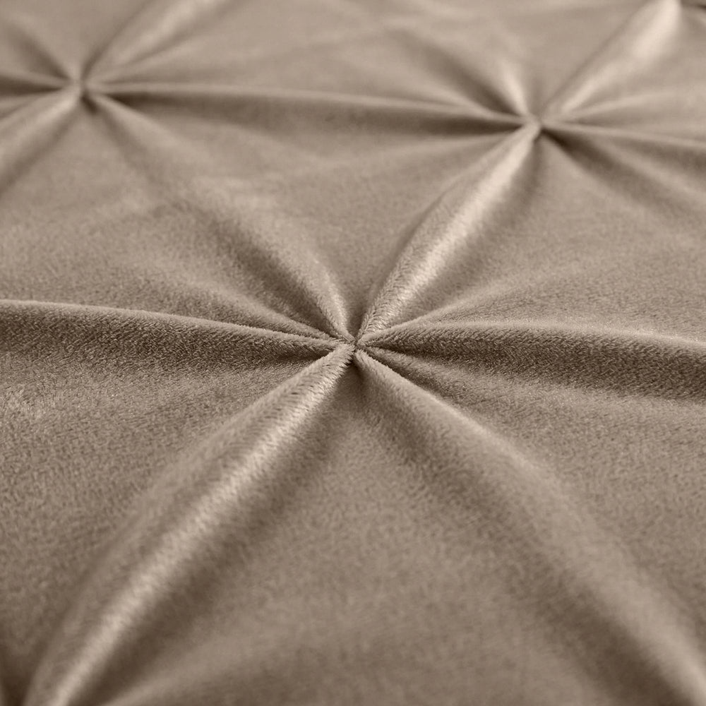 Sleeptime Lazy dekbed zonder overtrek Pintuck - Excl. kussensloop - Taupe