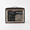 Sleeptime Lazy dekbed zonder overtrek Pintuck - Excl. kussensloop - Taupe
