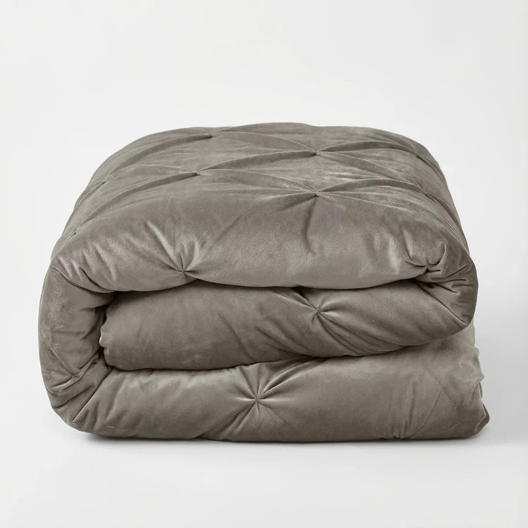 Sleeptime Lazy dekbed zonder overtrek Pintuck - Excl. kussensloop - Zand - 140x220 cm