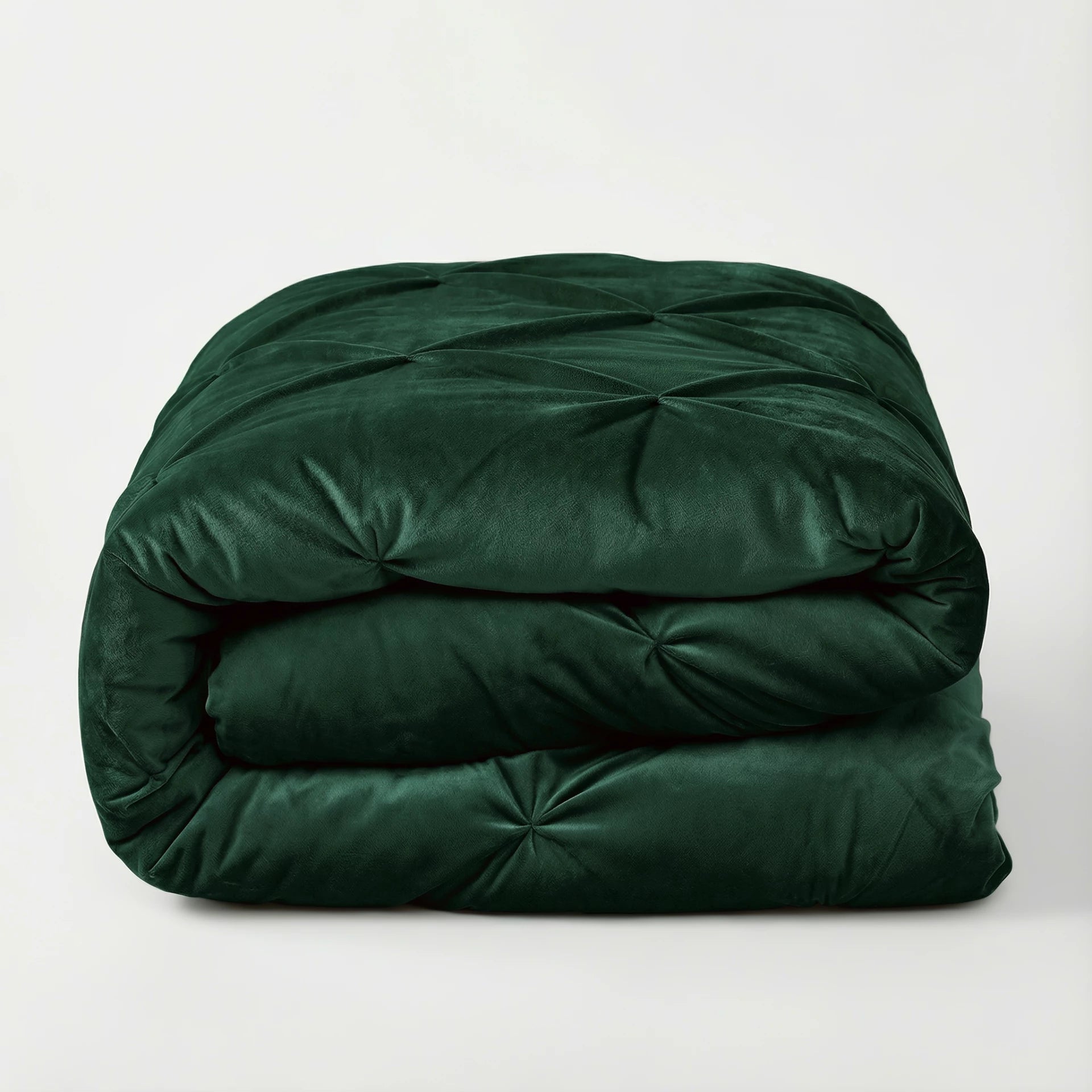 Dekbed 2 in 1 - Wasbaar dekbed zonder overtrek - 200x220 - donker groen Dekbed 2 in 1 - Wasbaar dekbed zonder overtrek - 200x220 - donker groen