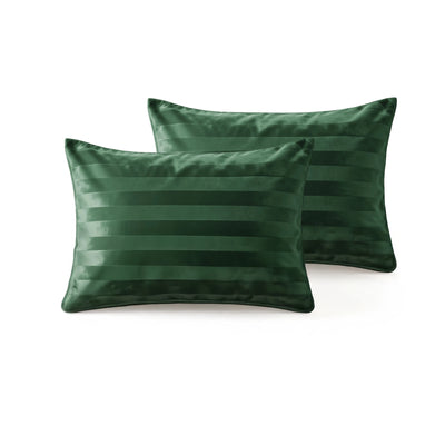 Sleeptime Lazy kussenslopen Hotel Velvet - Donker Groen - Per 2 stuks