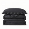 Sleeptime Lazy dekbed zonder overtrek Ruffles excl. kussensloop - Antraciet
