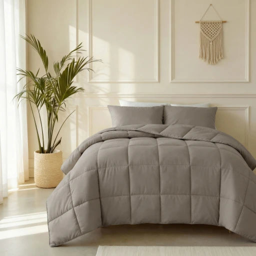 Primaviera Deluxe Lazy Dekbed zonder overtrek excl. kussensloop - Percale Katoen - Bruin