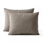 Primaviera Deluxe Lazy Kussensloop - Percale Katoen - Bruin - per 2 stuks