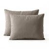Primaviera Deluxe Lazy Kussensloop - Percale Katoen - Bruin - per 2 stuks