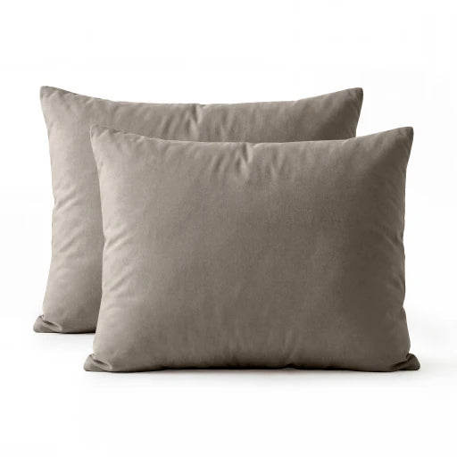 Primaviera Deluxe Lazy Kussensloop - Percale Katoen - Bruin - per 2 stuks