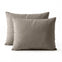 Primaviera Deluxe Lazy Kussensloop - Percale Katoen - Bruin - per 2 stuks