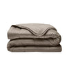 Sleeptime Velvet Lazy dekbed zonder overtrek Excl. kussensloop - Taupe/Grijs