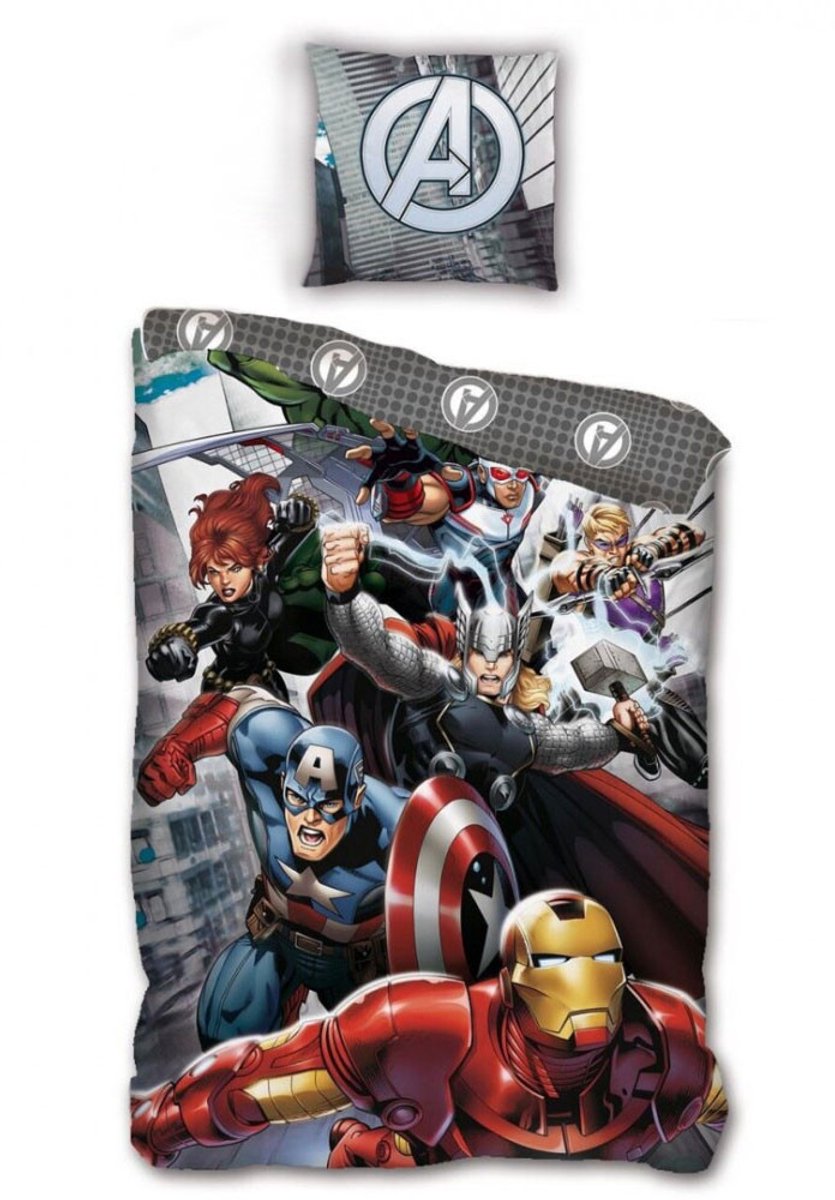 Avengers kinderdekbedovertrek Assemble - microvezel
