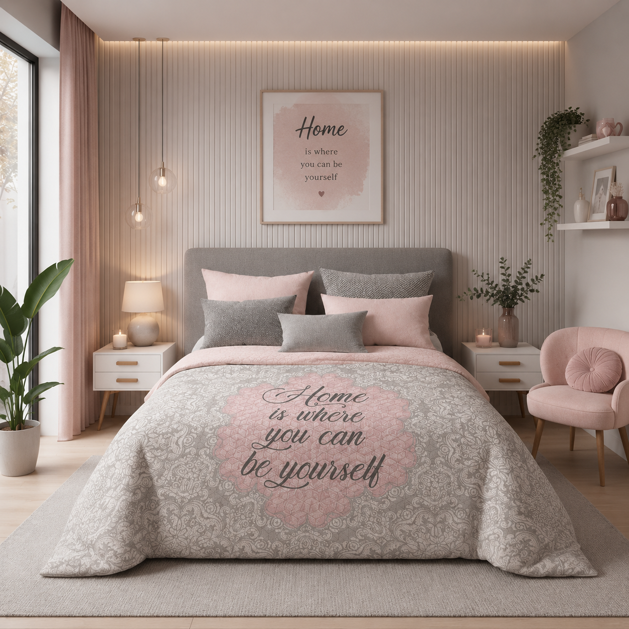 Bedsprei Home is where you can be yourself